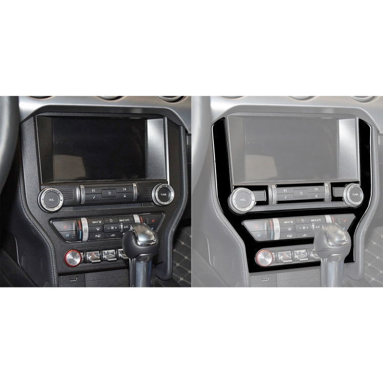 Stylish ABS Decorative CD Frame Stickers for Ford Mustang 2015-2020 - Left & Right Drive