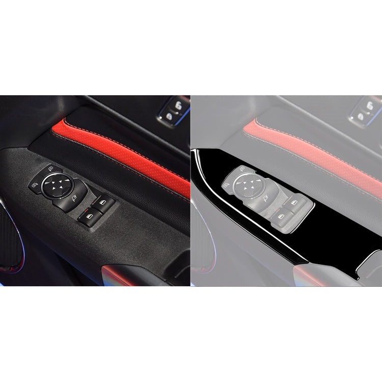 Ford Mustang 2015-2020 4-in-1 Window Lift Panel Decorative Trim Sticker, Right-Hand Drive