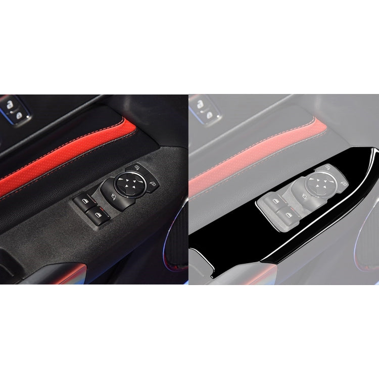 4-in-1 Decorative Window Lift Panel Sticker for Ford Mustang 2015-2020, Left-Hand Drive