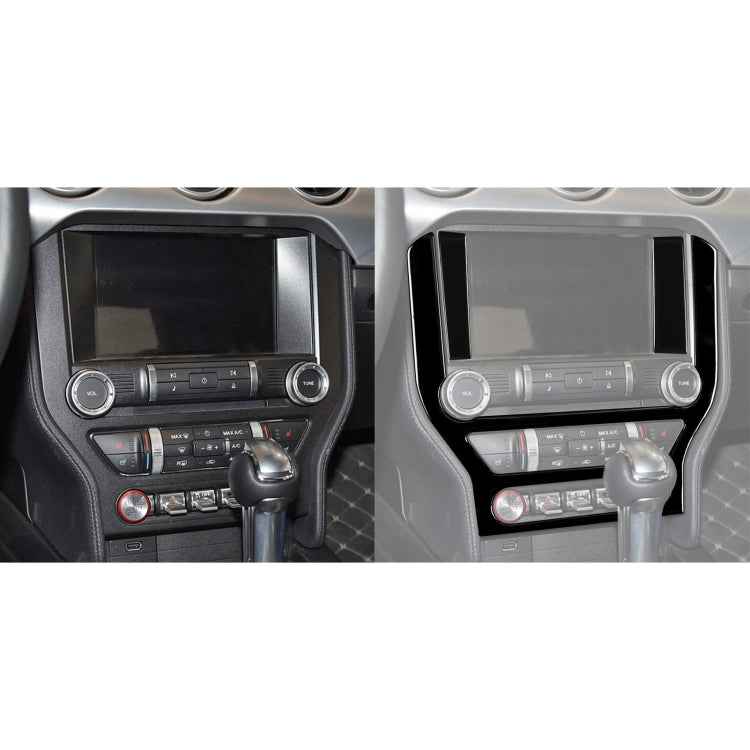 Ford Mustang 2015-2020 Custom Control Panel Trim Stickers - Universal Fit for Left and Right Drive
