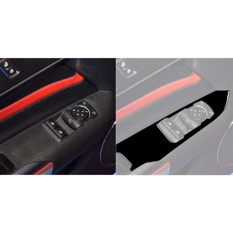 Stylish ABS Window Lift Decorative Sticker for 2015-2020 Ford Mustang - Left Drive