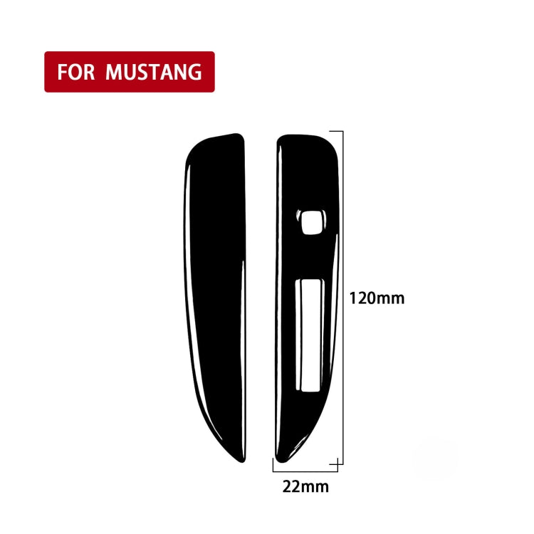 Ford Mustang 2015-2020 Shifter Paddle Decorative Sticker for Right-Hand Drive