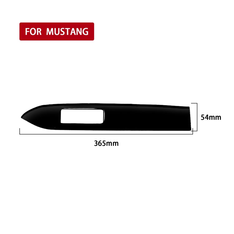 Ford Mustang 2015-2020 Dashboard Decorative Vinyl Sticker for Left-Hand Drive