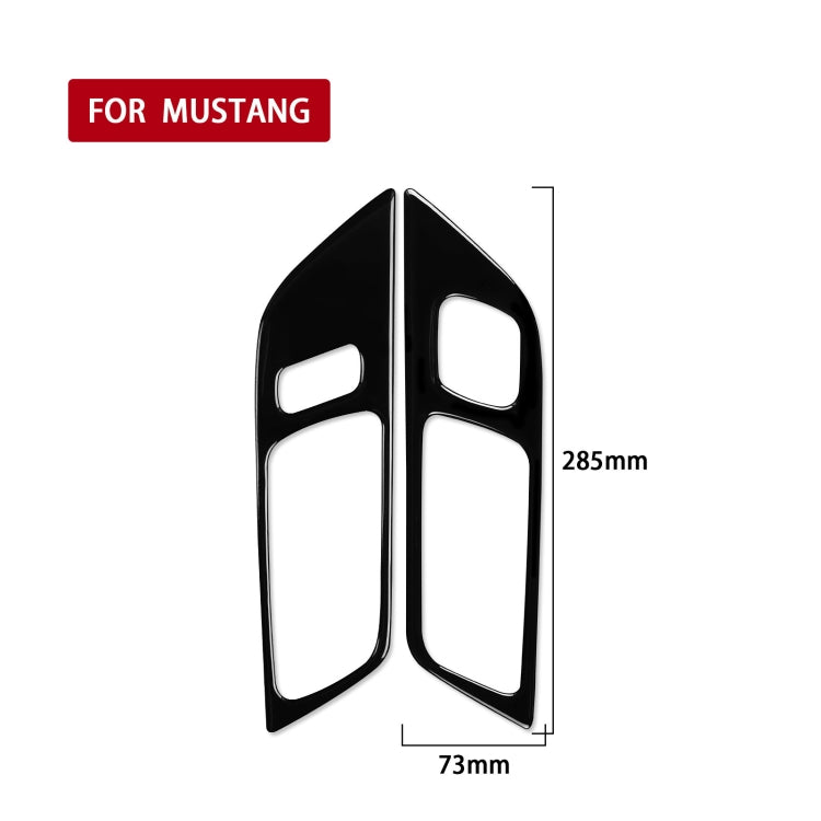 Ford Mustang 2015-2020 Door Handle Accent Sticker - Right-Hand Drive Decor Upgrade