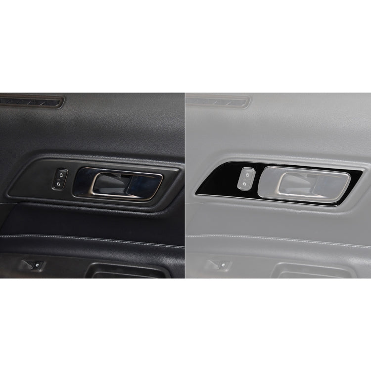 Stylish ABS Decorative Sticker for Ford Mustang 2015-2020 Door Handle Panel, Left Drive