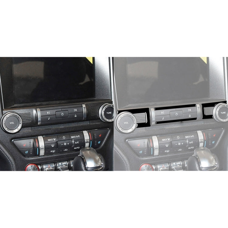 Ford Mustang 2015-2020 Central Control CD Trim Decor Stickers - Universal Fit