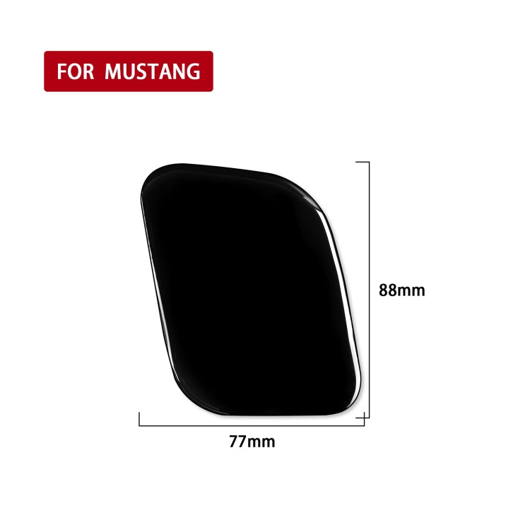 Ford Mustang 2015-2020 Driver's Seat Decorative Storage Box Sticker – Right-Hand Drive Edition