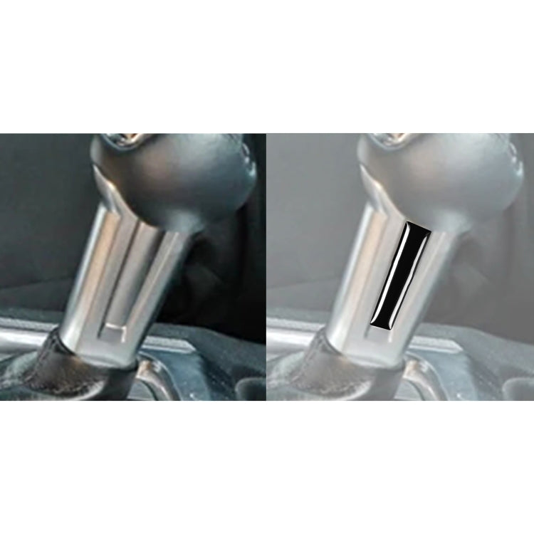 Stylish ABS Gear Handle Decorative Stickers for Ford Mustang 2015-2020 - Universal Fit for Left and Right Drive