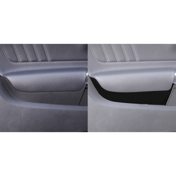 Stylish ABS Decorative Stickers for 2015-2020 Ford Mustang Front Door Panels - Universal Fit for Left and Right Drive