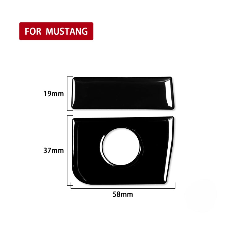 Ford Mustang 2015-2020 Decorative Toolbox Sticker for Right-Hand Drive Vehicles