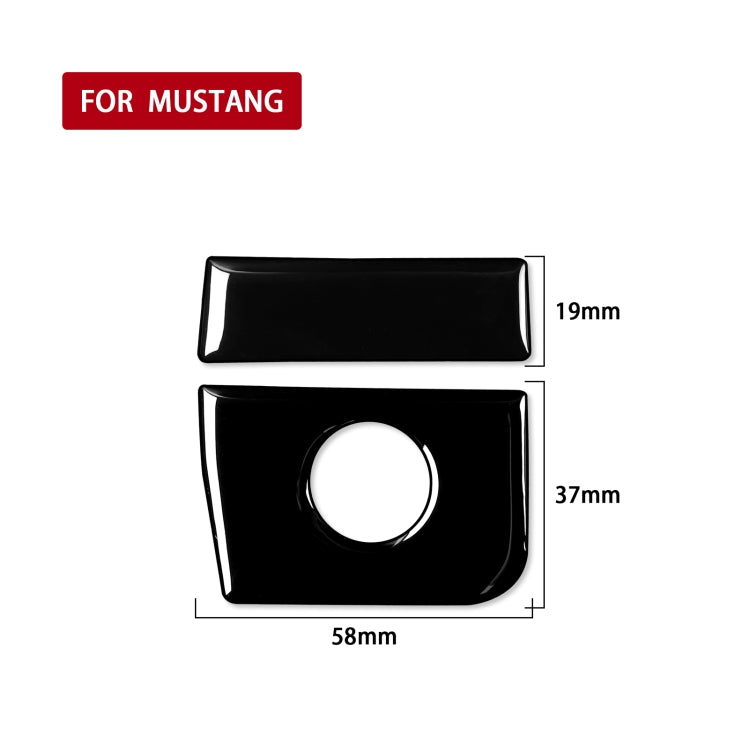 Ford Mustang 2015-2020 Decorative Toolbox Sticker for Left-Hand Drive