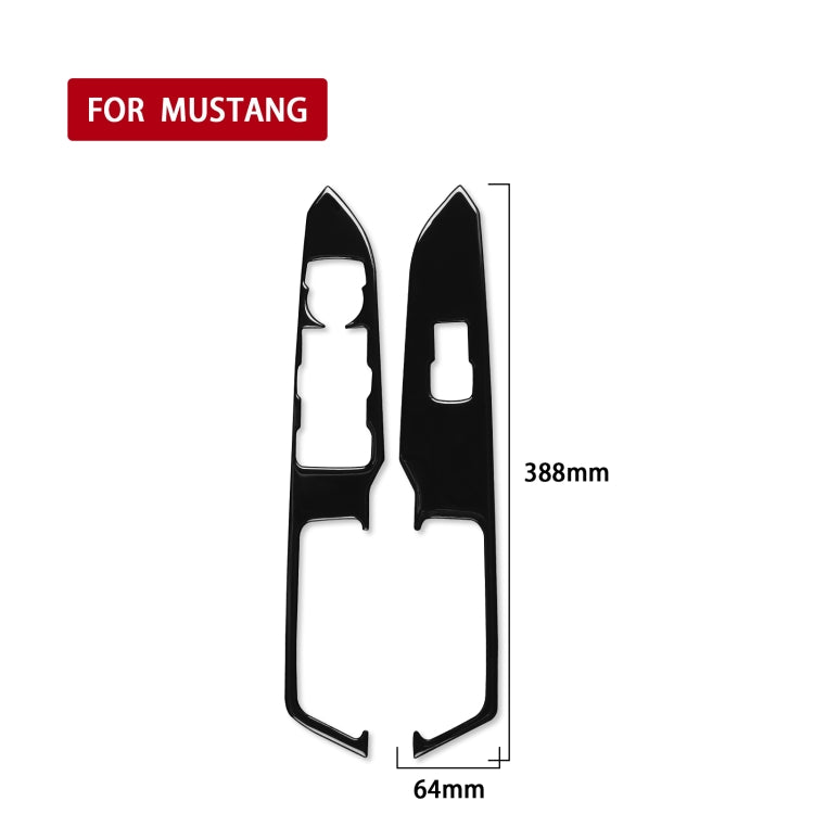 Ford Mustang 2015-2020 Window Lift Panel Decorative Trim Sticker for Left-Hand Drive
