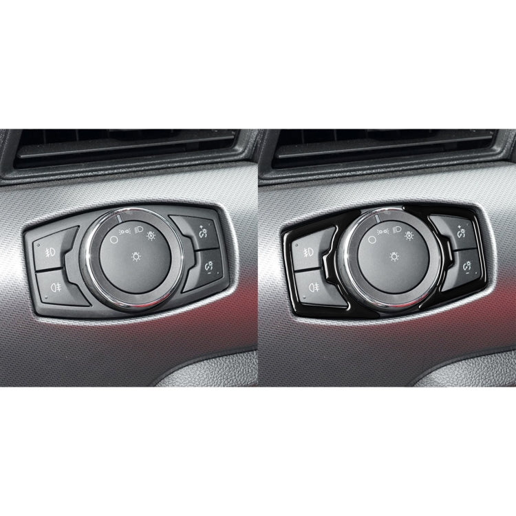 Stylish ABS Headlight Trim Stickers for Ford Mustang 2015-2020, Universal Fit for Left and Right Drive