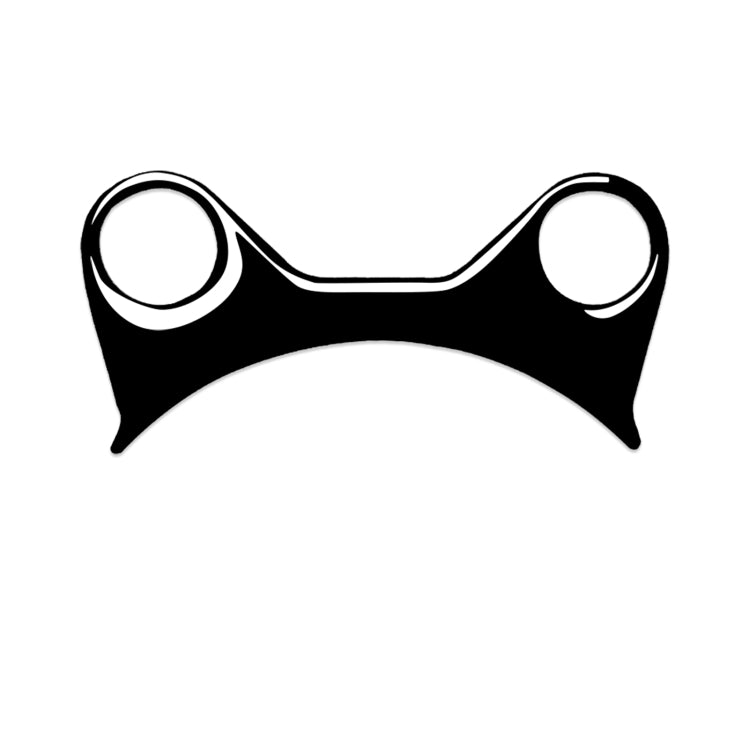 Sleek Piano Black ABS Decorative Gear Console Stickers for Nissan 370Z Z34 (2009+) - Universal Fit