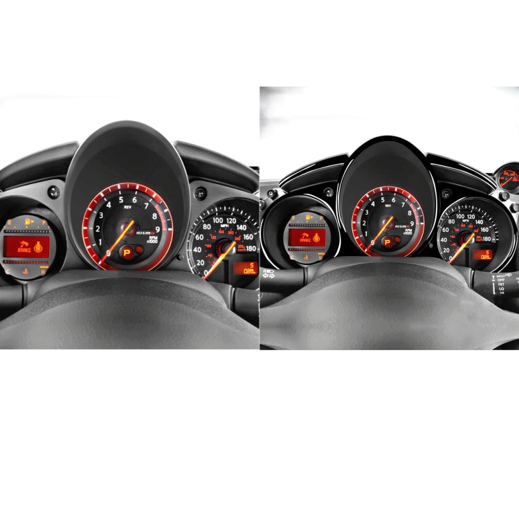 Nissan 370Z Z34 2009- 5-in-1 Stylish Dashboard Decoration Sticker for Left & Right Drive
