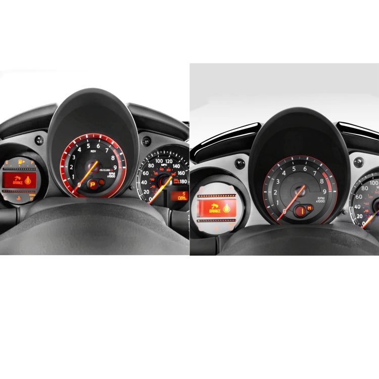 Nissan 370Z Z34 2009- Stylish Dashboard Trim Stickers - Universal Fit for Left and Right Drive