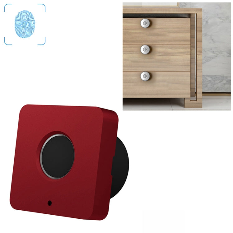 T5 Square Version Aluminum Alloy Panel Fingerprint Drawer Lock