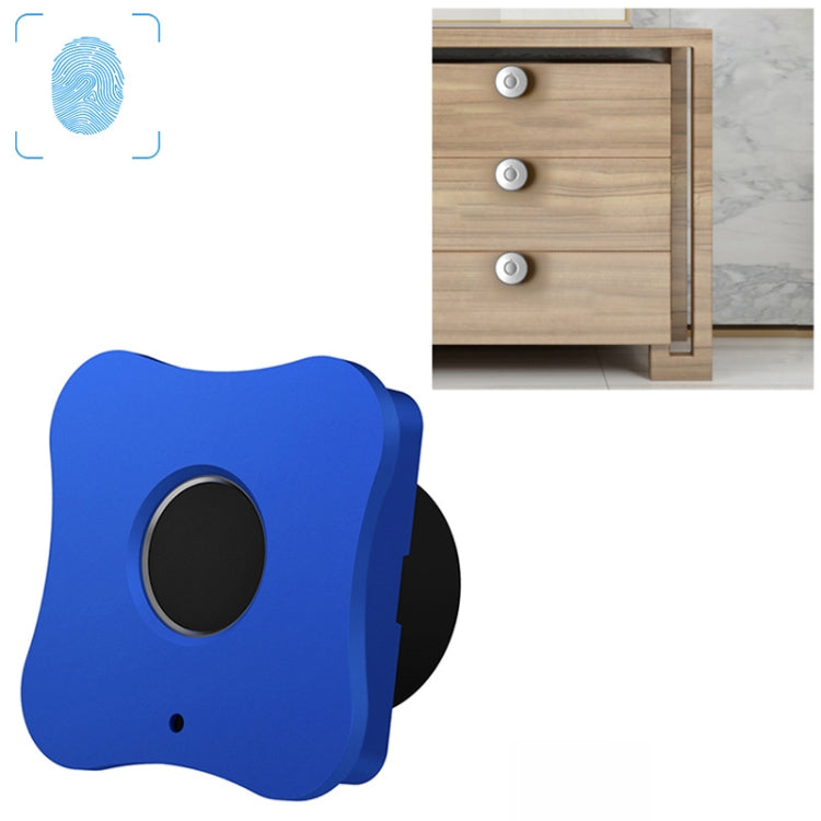 T5 Flower Version Aluminum Alloy Panel Fingerprint Drawer Lock