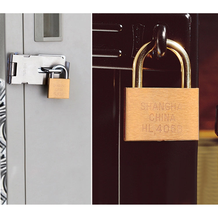 Copper Padlock Small Lock, Style: Short Lock Beam, 25mm Open