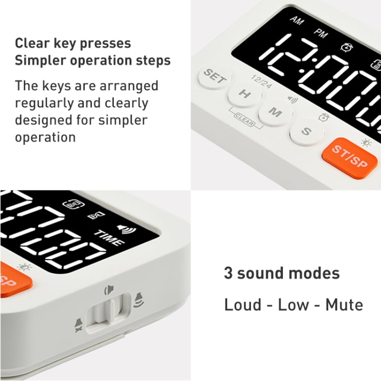 8801B Simple Version LED Display Clock Digital Timer Countdown Reminder