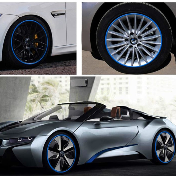 Color 17 inch Wheel Hub Reflective Sticker for Luxury Car, 17 inch