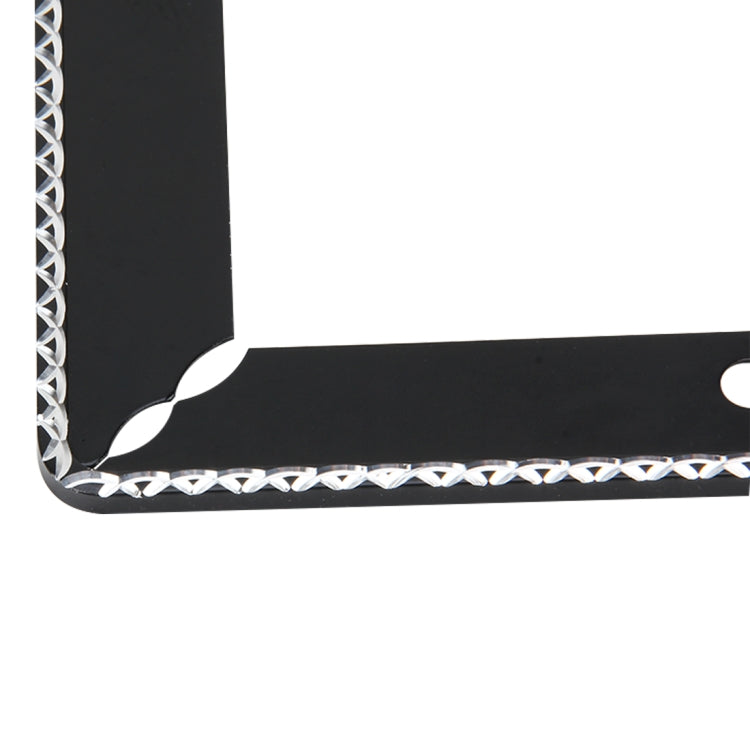 2 PCS Car License Plate Frames Car Styling License Plate Frame Universal License Plate Holder Car Accessories, Aluminum Alloy License Plate Frame