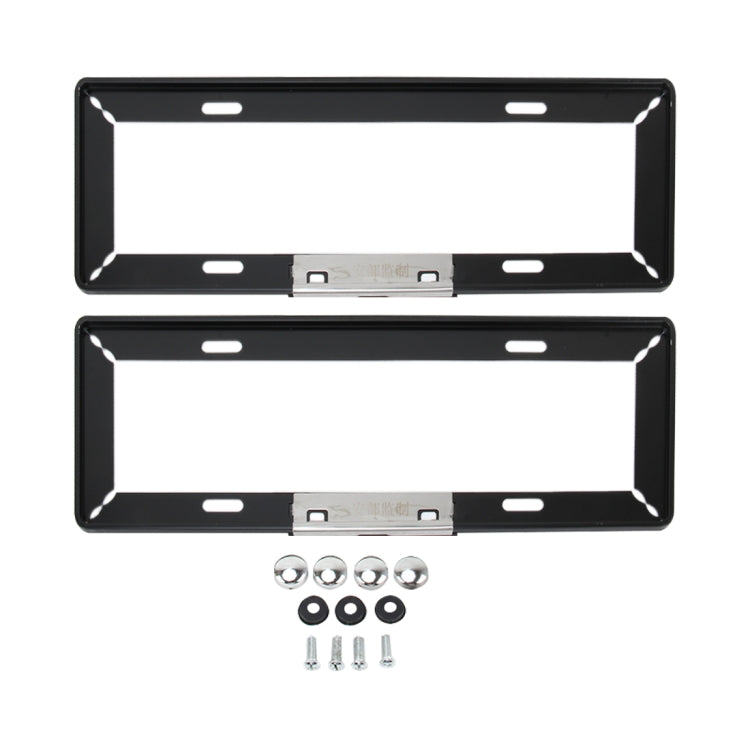 2 PCS Simple and Beautiful Car License Plate Frame Holder Universal License Plate Holder Car Accessories, License Plate Frame Holder