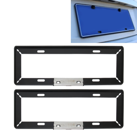 2 PCS Simple and Beautiful Car License Plate Frame Holder Universal License Plate Holder Car Accessories, License Plate Frame Holder