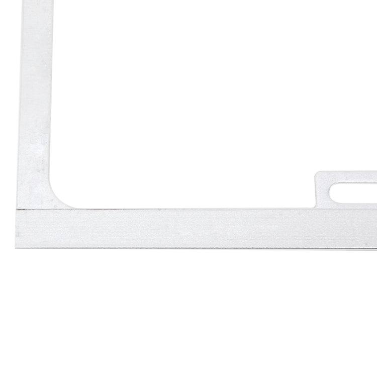 2 PCS Car License Plate Frames Car Styling License Plate Frame Magnesium Alloy Universal License Plate Holder Car Accessories, Magnesium Alloy License Plate Holder, Magnesium Alloy