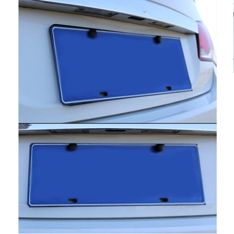 2 PCS Car License Plate Frames Car Styling License Plate Frame Magnesium Alloy Universal License Plate Holder Car Accessories, Magnesium Alloy License Plate Holder, Magnesium Alloy
