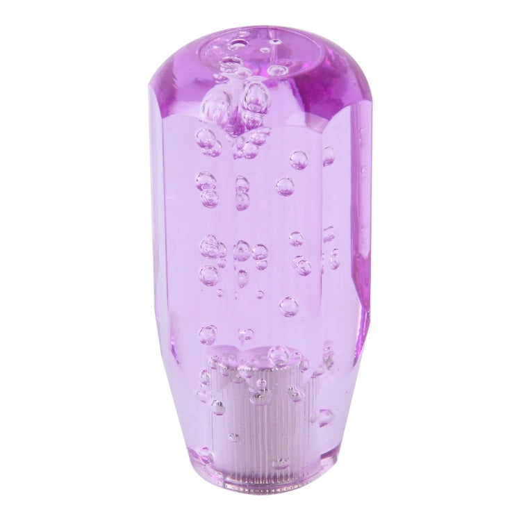 Illuminated Crystal Gear Shift Knob with LED Magic Lamp Base - Red & Blue, 10cm x 4.5cm x 3.2cm