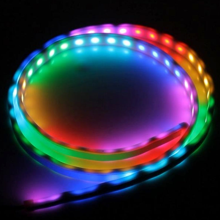 1.5m Car Auto Waterproof Universal Rear Colorful Flowing Light Tail Box Lights Red Light Brake Light Yellow Light Turn Signal Light LED Lamp Strip Tail Decoration, DC 9-36V