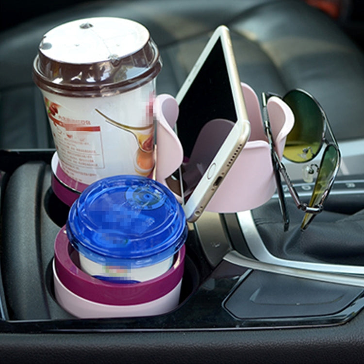SB-1088 5 in 1 Auto Multi-functional Cup Holder Smartphone Drink Sunglasses Card Coin Small Accessories Holder, SB-1088(Pink), SB-1088(Blue）, SB-1088(Green), SB-1088(Black)