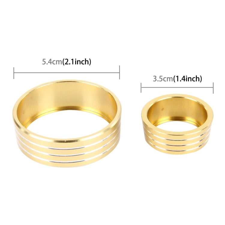 Stylish 3-Piece Aluminium Air Conditioning Knob Covers for Honda Cars