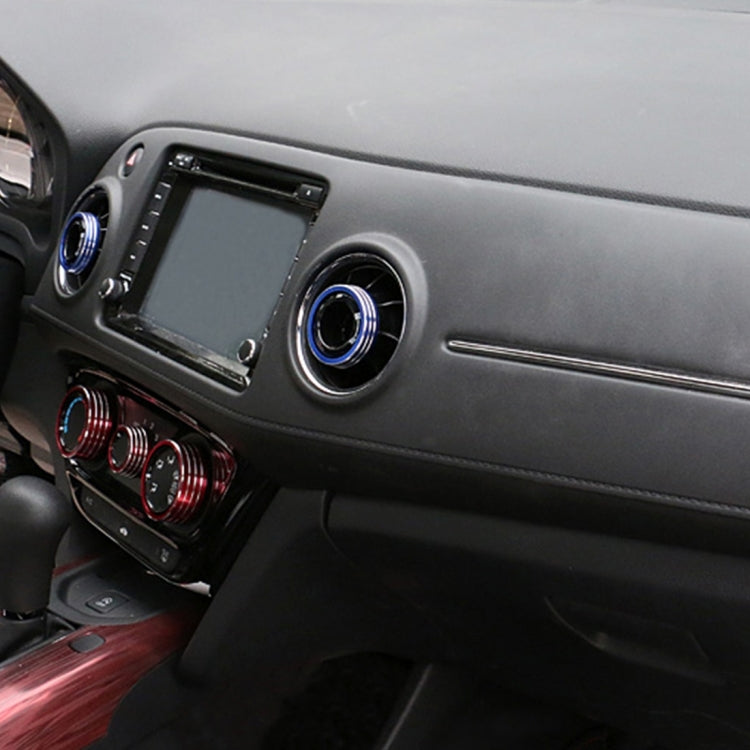 Stylish 3-Piece Aluminium Air Conditioning Knob Covers for Honda Cars