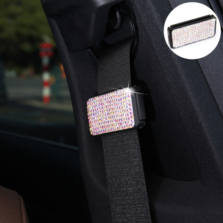 Car Seat Belts Crystal Clip Fixer Tightening Regulator, Crystal Black, Crystal Colour, Crystal Pink, Crystal Blue, Crystal Red, Crystal White