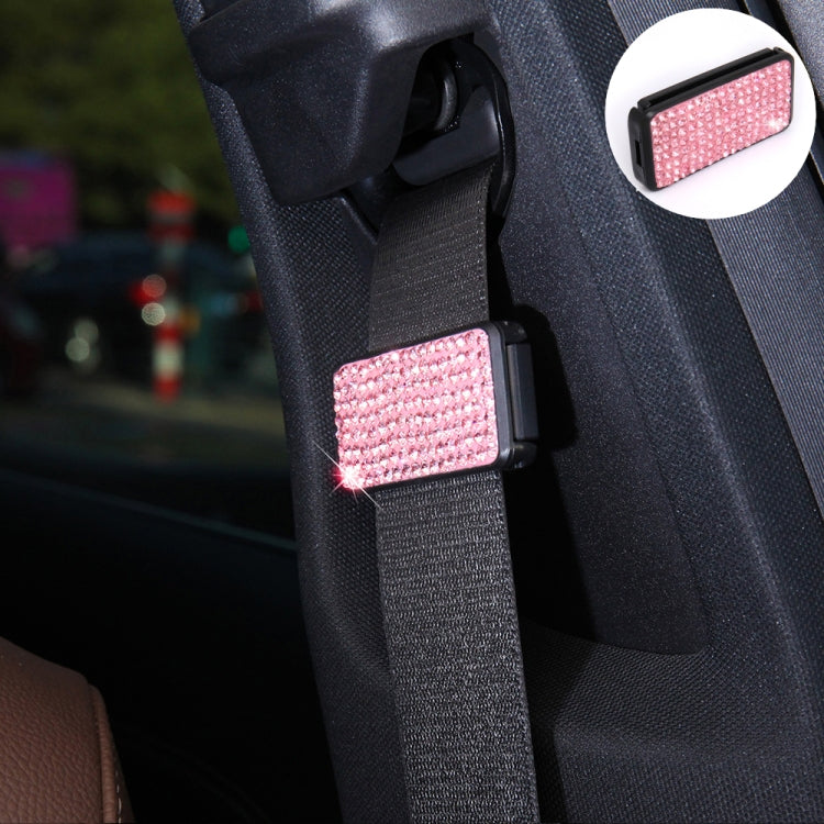 Car Seat Belts Crystal Clip Fixer Tightening Regulator, Crystal Black, Crystal Colour, Crystal Pink, Crystal Blue, Crystal Red, Crystal White