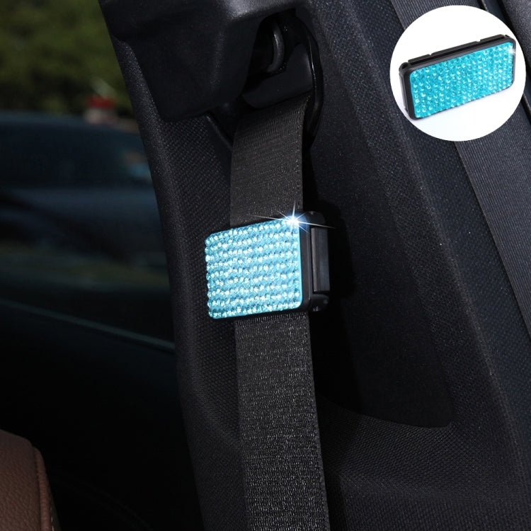 Car Seat Belts Crystal Clip Fixer Tightening Regulator, Crystal Black, Crystal Colour, Crystal Pink, Crystal Blue, Crystal Red, Crystal White