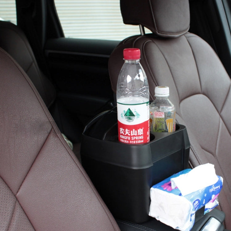 SHUNWEI SD-1605 3-in-1 Multifunctional Car Cup Holder & Portable Rubbish Bin - Keep Your Vehicle Neat and Tidy!