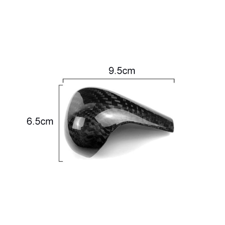 Carbon Fibre Gear Shift Knob for Left-Hand Drive Audi Models - A4, A5, A6, A7, Q5, Q7 (2005-2012)