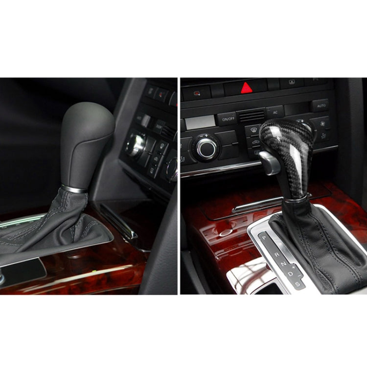 Carbon Fibre Gear Shift Knob for Left-Hand Drive Audi Models - A4, A5, A6, A7, Q5, Q7 (2005-2012)