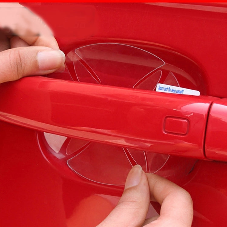 4 PCS Car Auto OPVC Door Bowl Handle Anti-scratch Protective Film for Audi, For Audi