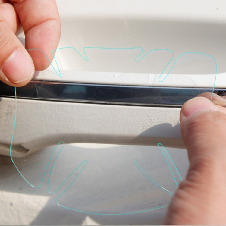 4 PCS Car Auto OPVC Door Bowl Handle Anti-scratch Protective Film for BMW, For BMW