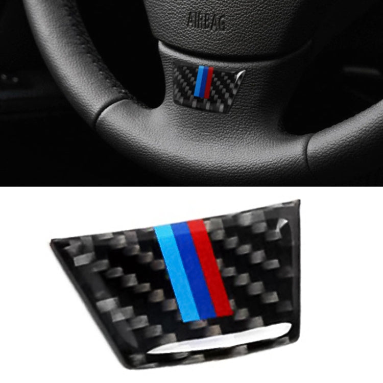 BMW E90/E92 Carbon Fibre Steering Wheel Trim – Stylish Interior Enhancement