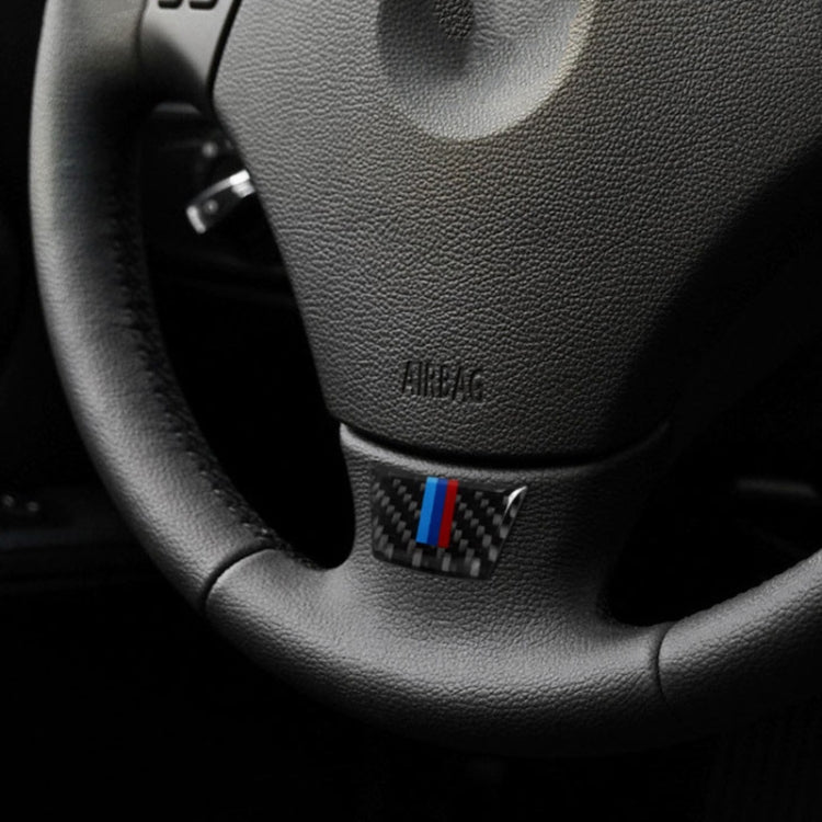 BMW E90/E92 Carbon Fibre Steering Wheel Trim – Stylish Interior Enhancement