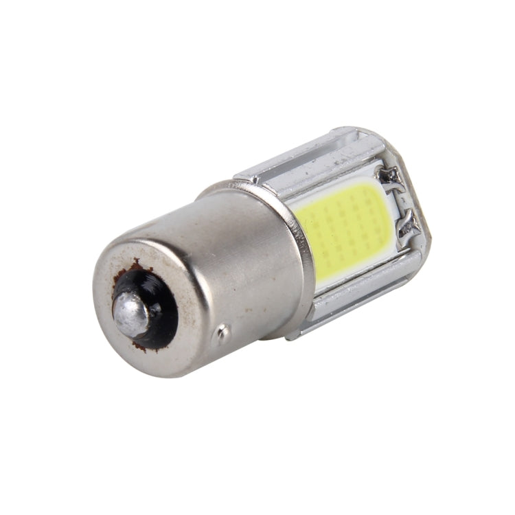 2 PCS 1156/BA15S 5W 6000K 350lm 4 COB LEDs Canbus Car Brake Light Tail Light Bulb, DC 12V