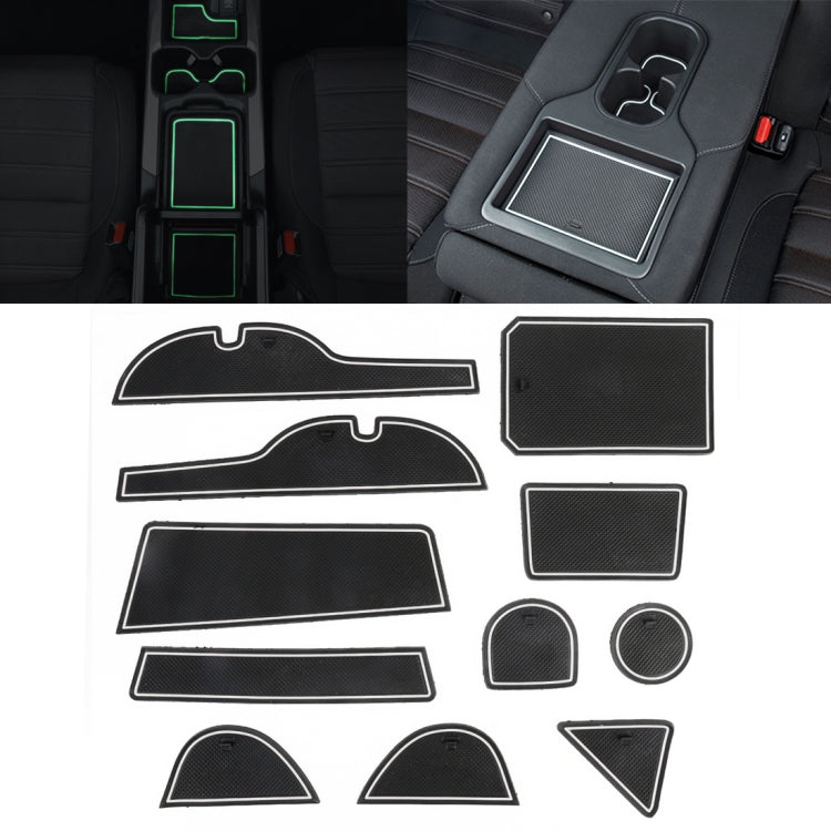 Luminous Anti-Slip Door Pad Mats for Toyota RAV4 (2013-2015) – Stylish Plastic Interior Enhancements