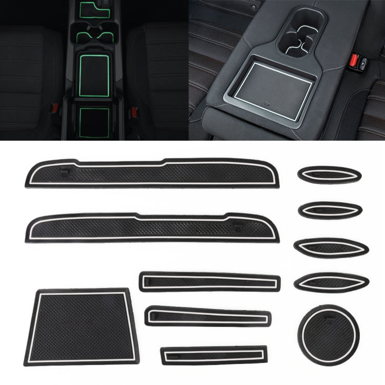 Luminous Anti-Slip Door Mats for Toyota Vios 2017 - Stylish Water Cup Holder Enhancements