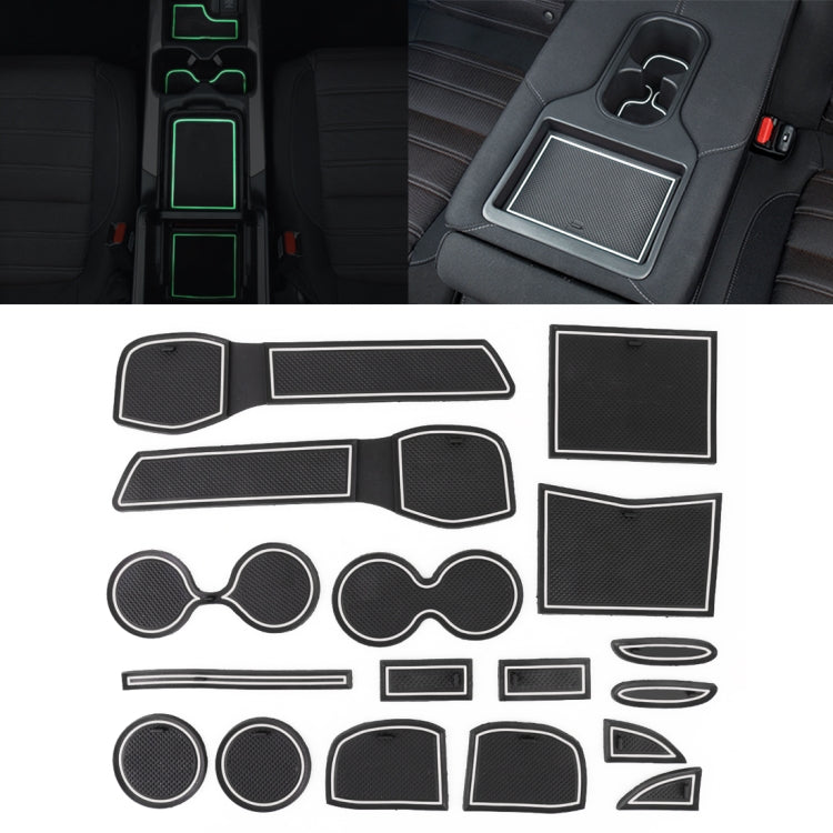 Luminous Anti-Slip Cup Gate Mats for Nissan X-Trail (2013-2016) - Stylish Interior Upgrade