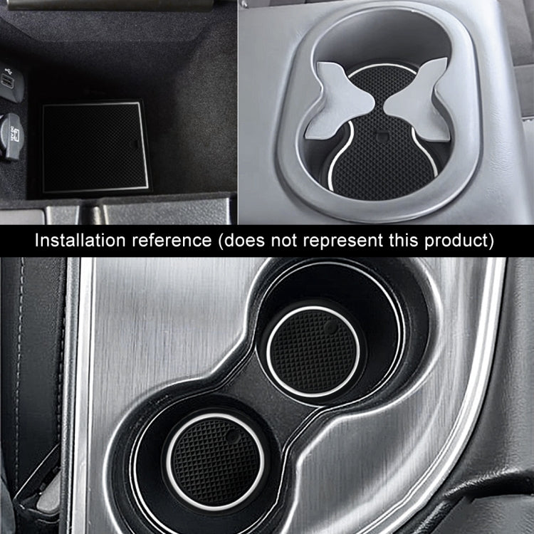 Luminous Anti-Slip Cup Holder Mats for Subaru Forester (2013-2018) - Stylish Interior Upgrade